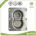 Recessed Double Trailer Anchor Lashing Deck Ring